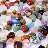 Natürliche Gemischte Kristall-Trommelsteine, Polierte Edelstein-Kieselsteine für Reiki-Heilung & Heimdekoration