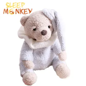 Großhandel gefüllte Tiere niedlicher Teddybär Anzug in Pyjama plüsch-Spielzeug bequemes Baby für Valentinstag für Pyjama-Party