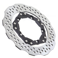 Accessoires de scooter pièces Disco Freno 200mm/220mm disque de frein avant flottant pour Vespa Sprint 150 125 Piaggio PRIMAVERA Fly LX S