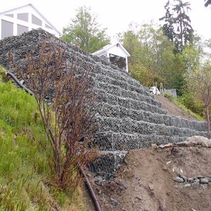 Fabrika sıcak satış sıcak daldırma galvaniz gabyon kutu eğimli yeşil ve demiryolu ve otoyol izolasyon çit - Product Image 6