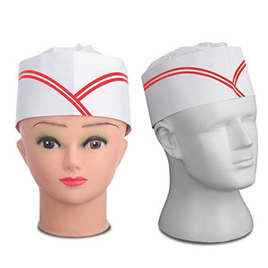 Factory Customized Disposable Kitchen Cap Paper Forage <strong>Hat</strong> Woman Man Paper <strong>Chef</strong> <strong>Hats</strong> Non Woven <strong>Chef</strong> <strong>Hat</strong> - Product Image 6