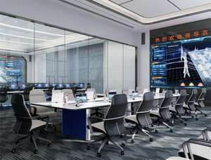 Console de salle de contrôle de surveillance d'informations intégrée moderne, mobilier commercial, table de conférence multi-personnes, utilisation scolaire - Product Image 5