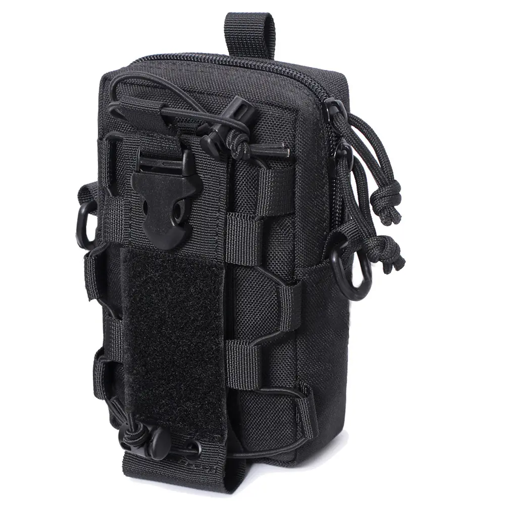 Adjustable Strap Practical Outdoor Storage Pouch Multifunctional Accessory Pouch Tactical Waist Pack