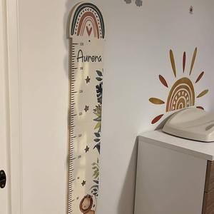 Regla de Crecimiento de Madera Personalizable 2025, Medidor de Altura para Niños, Decoración de Pared para Habitación Infantil - Product Image 3
