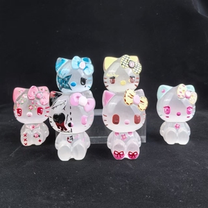 Bán Buôn Tinh Thể Tự Nhiên Trang Trí Khắc Selenite <span class=keywords><strong>Hello</strong></span> <span class=keywords><strong>Kitty</strong></span> Bức Tượng Để Chữa Bệnh - Product Image 2