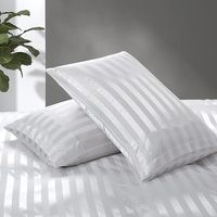 Ensemble de housse de couette en satin rayé de luxe 5 pièces, taille King Queen, draps en satin élégants et soyeux pour la maison