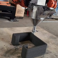Robot de Impresión 3D de Hormigón de 6 Ejes para Paredes Curvas, Estructuras de Forma Libre y Construcción de Edificios Inteligentes