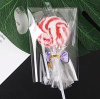 Sachet Plat OPP Transparent pour Emballage, Idéal Boulangerie, Pains, Toasts, Bonbons avec Liens de Fermeture