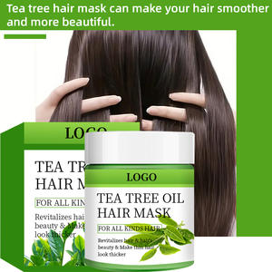 Mascarilla Capilar de Árbol de Té Reparadora Profunda Hidratante con Logotipo Personalizado, Mascarilla Capilar Natural Sedosa - Product Image 6