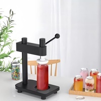 Machine de scellage manuelle portable pour bouteilles de boissons et bouteilles PET avec scelleuse de couvercles en aluminium, presse pour canettes de boisson