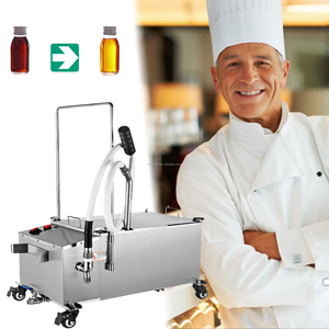 Machine à filtrer l'<span class=keywords><strong>huile</strong></span> de graines de coton et système de filtration d'<span class=keywords><strong>huile</strong></span> de <span class=keywords><strong>friteuse</strong></span> <span class=keywords><strong>avec</strong></span> <span class=keywords><strong>filtre</strong></span> de <span class=keywords><strong>friteuse</strong></span> industriel pour cuisine commerciale - Product Image 2