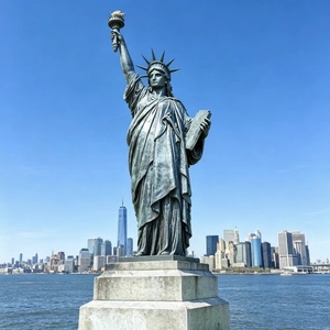 <span class=keywords><strong>Estatua</strong></span> Decorativa de la <span class=keywords><strong>Estatua</strong></span> de la <span class=keywords><strong>Libertad</strong></span> en Bronce, Color Personalizado, para Exteriores, Proceso de Fundición, <span class=keywords><strong>Diseño</strong></span> Religioso Feng Shui, Impresión Offset - Product Image 2
