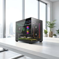Thermaltake TT F6 360 Mid Tower Steel Computer Case Side Panel Window Pillarless Design 162mm CPURadiator Height Limit for