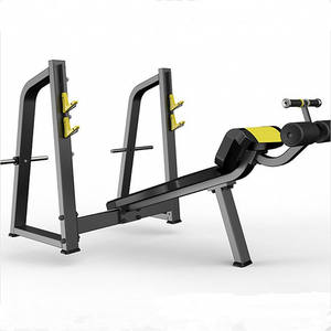 Banco de Gimnasio Comercial de Acero, Máquina de Ejercicios, Banco <span class=keywords><strong>Inclinado</strong></span> para <span class=keywords><strong>Press</strong></span> de Pecho y Banco Declinado para Entrenamiento de Brazos, Piernas y Espalda, Características de Seguridad - Product Image 1