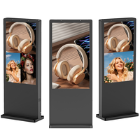 Écran publicitaire LCD extérieur haute luminosité 55 pouces IP65 Android/Windows pour la vente au détail, le commerce et les parcs urbains