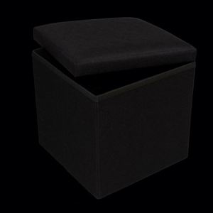 Modern <b>Stool</b> Living Room Furniture <b>Storage</b> Box Fabric Stainless Steel Bamboo Highest Quality Sample Available <b>Stools</b> Counter - Product Image 3
