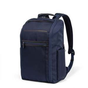 Daily Fashion Slim Backpack <b>for</b> <b>Men</b> Women Zipper Closure Convenient Carry-<b>On</b> Laptop Bag Polyester Lining Fits Laptops Tablets - Product Image 1