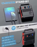 Démarreur de voiture 3000A 12V, booster de batterie portable 24000mAh, compresseur d'air 150 PSI, kit d'outils d'urgence