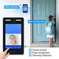 Système d'interphone vidéo 2023 10.1 pouces pour appartements reconnaissance faciale TCP/IP sonnette porte caméra entrée système de déverrouillage