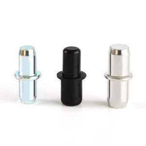 Central Axis Shelf Support 5mm 6mm Diameter Carbon Steel Adjustable <b>Wardrobe</b> Cabinet Dowels Durable Plating Finish - Product Image 3