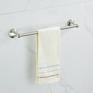Porte-serviettes Saint Ruijia en acier inoxydable, montage mural, style moderne minimaliste, barre simple, accessoire de salle de bain - Product Image 2