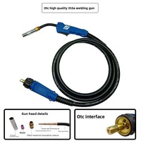 Antorcha de Soldadura con Protección de Gas, Modelo 200A 350A/500A, Accesorios MIG, Cable de Soldadura de Dióxido de Carbono Reforzado, Hecho a Medida, 3m/5m
