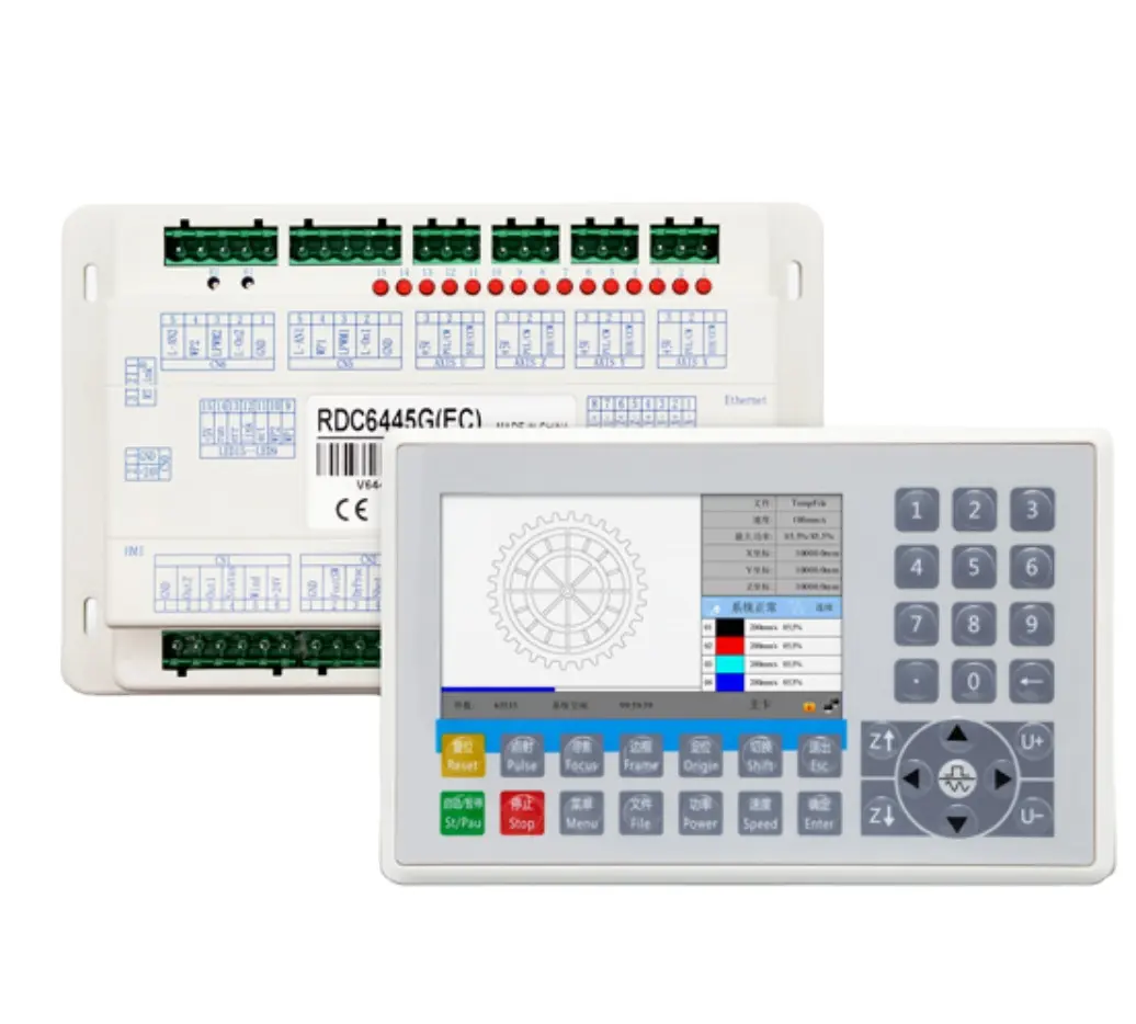 DIY laser cutting machine key components Ruida motion board RDC6445 DSP controller Essential Parts for Laser Equipment