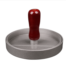 Alat Press <span class=keywords><strong>Burger</strong></span> Manual Baja Tahan Karat Berkualitas Tinggi dengan Polesan Cermin Anti Lengket Ramah Lingkungan Desain Perak - Product Image 2