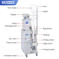 Machine automatique multifonctionnelle d'emballage de sachets de sucre en bâtonnets de café en poudre de haute précision 5g 7g 15g 20g