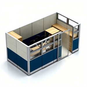 Pared Divisoria Modular para <span class=keywords><strong>Oficina</strong></span>, Sistema de Partición de Vidrio para <span class=keywords><strong>Oficina</strong></span>, Marco de Aluminio, Divisor de Estación de Trabajo Moderna para <span class=keywords><strong>Oficina</strong></span> - Product Image 1