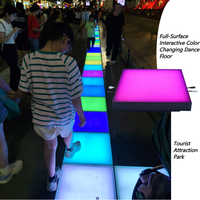 Plancher de danse LED RGBW interactif DMX programmable 30W E27 IP66 pour éclairage extérieur avec HomeKit pour places publiques, parcs et tourisme culturel
