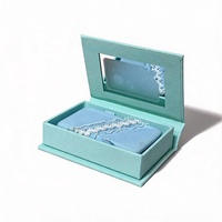 Boîte cadeau pliante magnétique de luxe personnalisée, emballage en carton rigide avec poignée en ruban pour vêtements, chaussures et bijoux