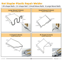 500 pièces par paquet – Pièces de rechange en plastique pour pistolet de soudage à chaud – Clous et agrafes variés pour machine à souder