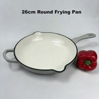 Ensemble de batterie de cuisine en fonte 3 pièces, compatible four, comprenant poêle, casseroles et faitout, pour cuisinières à induction et à gaz