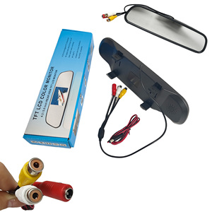 Universal 4.3 Inch TFT LCD Rearview Mirror Monitor Auto Dimming Single AV Input <b>Car</b> <b>Reverse</b> Monitor - Product Image 1