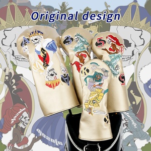 Funda Protectora de Golf Premium Impermeable de Cuero PU Bordada, Estilo Vintage para Driver y Fairway Woods, Suministro Personalizado de Fábrica - Product Image 6