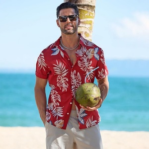 Men's <b>Linen</b> Shirts Short Sleeve Stand Collar Casual Business Vacation Print ODM Breathable Summer <b>Tops</b> Custom Customized Colors - Product Image 4