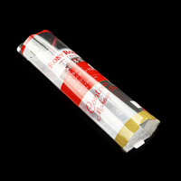 Tube d'emballage personnalisé en PVC/PET transparent pour pinceaux de maquillage, boîte en plastique pour pinceaux cosmétiques avec crochet de suspension et impression de logo