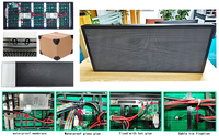 Panneau LED à défilement couleur programmable WiFi USB, haute luminosité, pour extérieur, montage mural, pour magasin, commerce