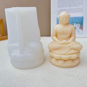 Estatua de <span class=keywords><strong>Buda</strong></span> Sakyamuni budismo estatua de <span class=keywords><strong>Buda</strong></span> sentado vela de resina <span class=keywords><strong>cemento</strong></span> de yeso <span class=keywords><strong>molde</strong></span> de silicona de aromaterapia - Product Image 4