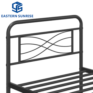 Cama Individual Económica <span class=keywords><strong>de</strong></span> Hierro Resistente, Fácil <span class=keywords><strong>de</strong></span> Montar, para Dormitorio, Hotel, Casa <span class=keywords><strong>de</strong></span> <span class=keywords><strong>Alquiler</strong></span> - Product Image 4