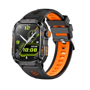 Montre connectée GPS DF HT36 avec lampe torche LED, écran HD, appels Bluetooth, surveillance de la fréquence cardiaque et de l'oxygène, suivi de santé, montre connectée sportive - Product Image 1