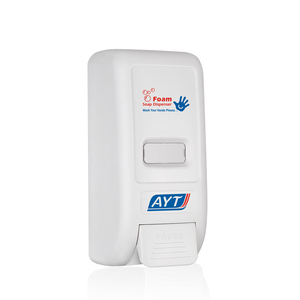 Distributeur de <span class=keywords><strong>savon</strong></span> mousse mural en plastique de 1000 ml pour hôpitaux, à poussoir manuel - Product Image 6