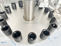 Machine de remplissage et de bouchage semi-automatique pour bouteilles de super glue, produits chimiques, verre et plastique