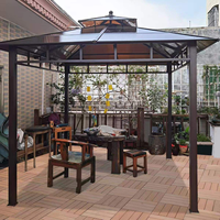 Pavillon en acier robuste et imperméable Source Factory Farmhouse pour jardin, hôtel, piscine et terrasse