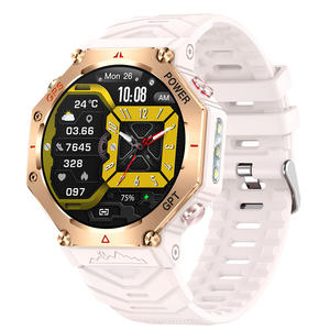 Montre connectée KC91 2025 avec lampe de poche, écran de 1,39 pouce, étanche à 30 m, GPS sportif Ghatgpt, montre intelligente pour hommes - Product Image 2
