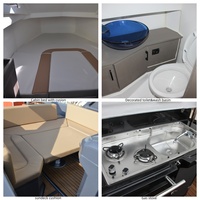 Grande remorque en Pvc, cabine de luxe, plongée en océan, sauvetage gonflable, bateau côtelé avec moteur