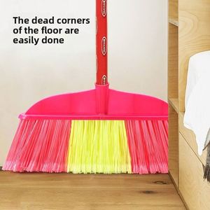 Balai Maxfree de haute qualité avec tête en plastique épaissi et manche en bois – Balai de nettoyage durable pour sols domestiques, facile à utiliser et doux pour la maison - Product Image 6