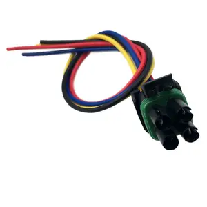 Arnés de cable personalizado, Compatible con convertidor de torsión TCC 700R4 4L60, Conector de cableado Pigtail TPI TBI Camaro, color blanco