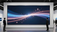 Écran LED COB à rendu des couleurs élevé avec boîtier en aluminium moulé sous pression, pas de pixel fin HD pour studio, salle de réunion, centre de trafic